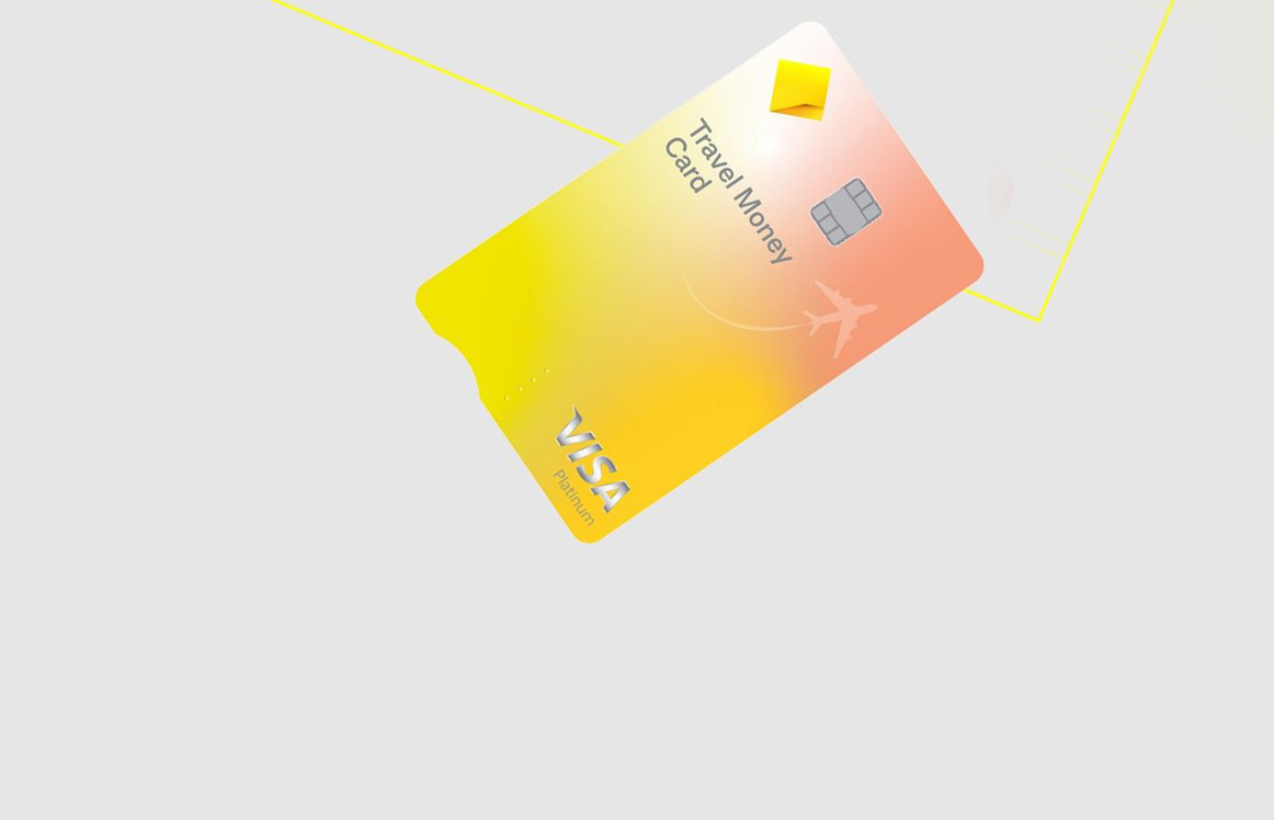 travel money card commbank